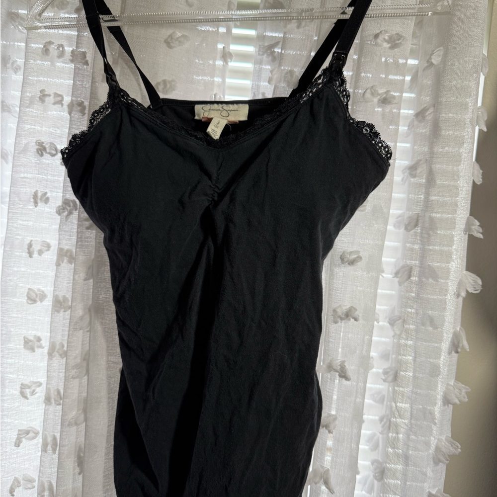 Jessica Simpson Black Chemise with Adjustable Straps - Picture 1 of 3
